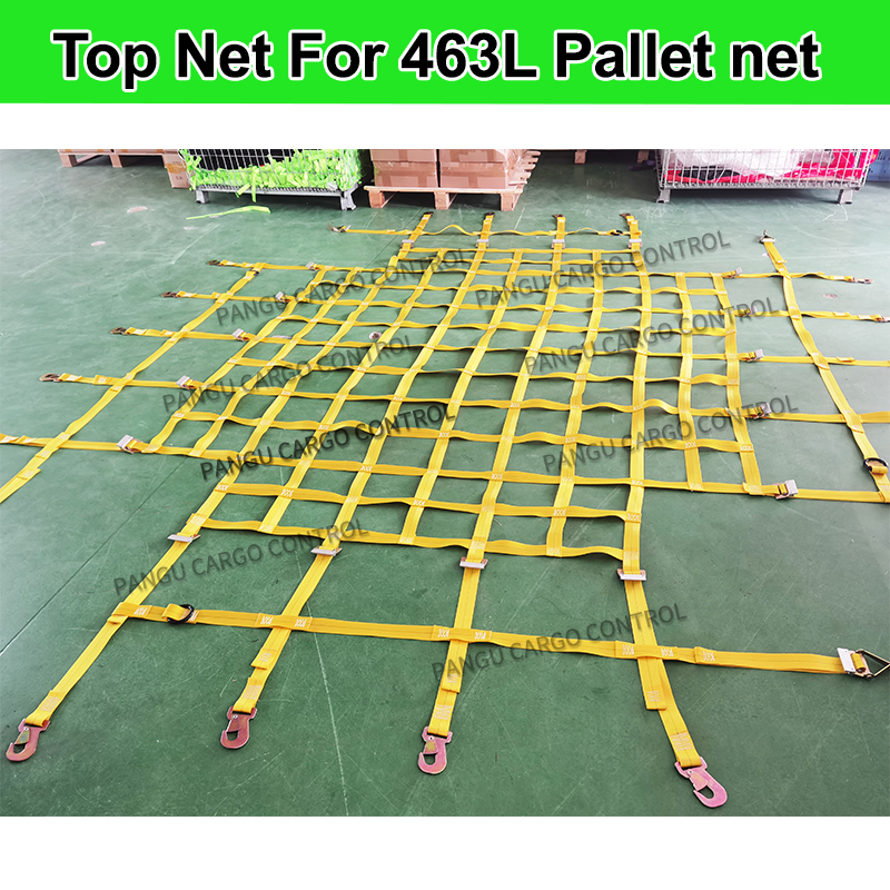 3.28' X 3.28' Cargo Lifting Nets, Flat Nylon Sling Hoisting