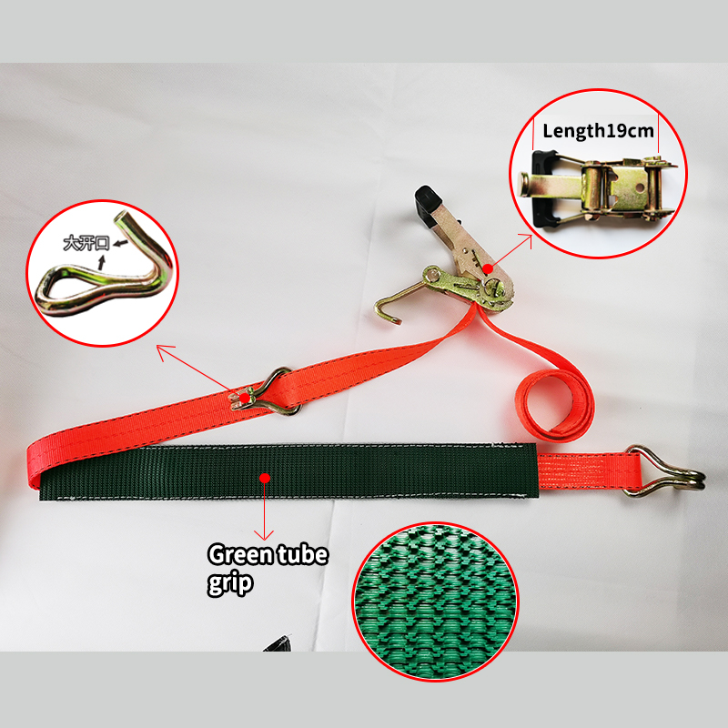 OEM Car Transporter Lashing Straps Vehicle Car Lashing Wheel tie down E