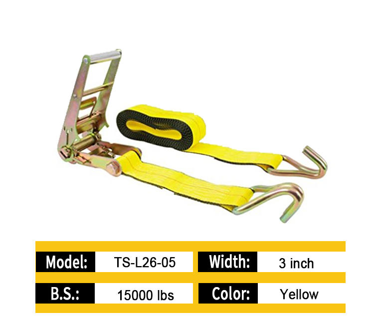 OEM US Ratchet Tie Down Ratchet straps Truck Winch Strap 2inch 3inch