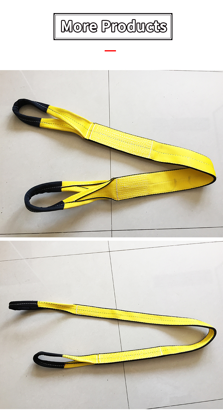 Oem U S Nylon Web Sling Heavy Polyester Synthetic Lifting Sling Ply Sf Tree Saver Winch